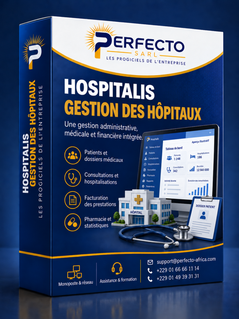 Boîte du logiciel Perfecto Hospitalis