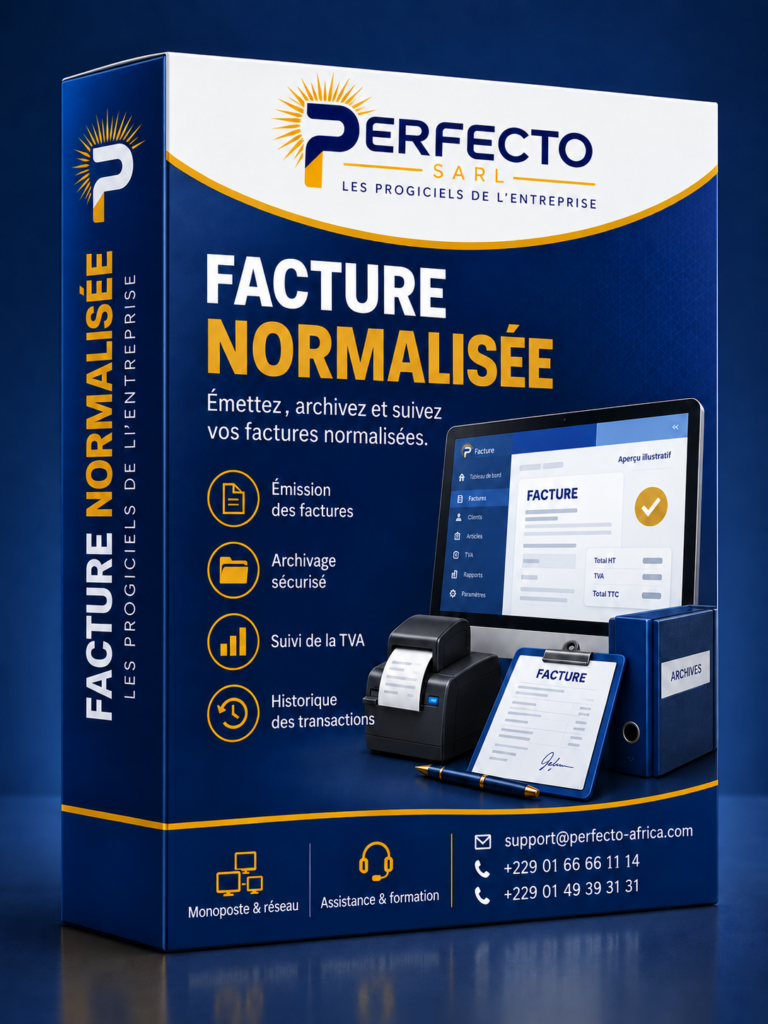 Boîte du logiciel Perfecto Facture Normalisée